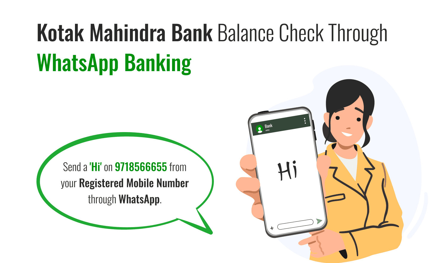 Kotak Mahindra Bank Balance Check Through WhatsApp Banking